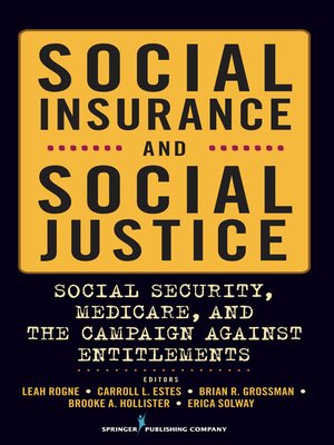 cover image of Social Insurance and Social Justice